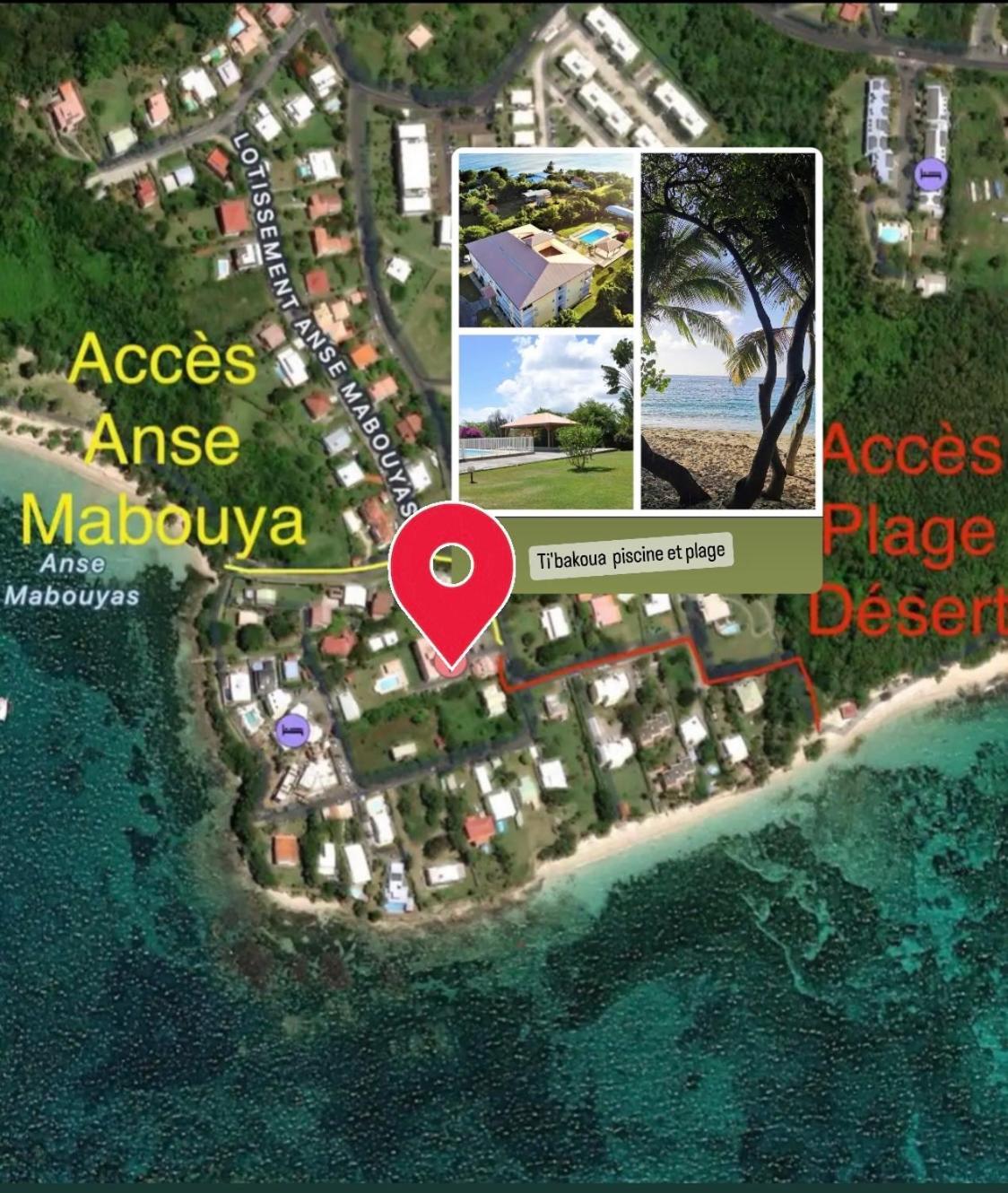 Ti'Bakoua A Sainte-Luce Plage Et Piscine Zewnętrze zdjęcie